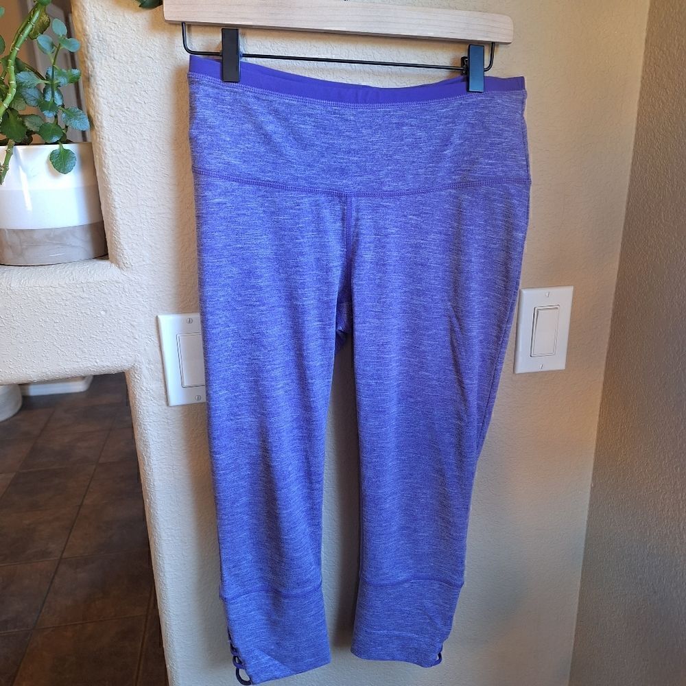 Prana crop leggings purple medium